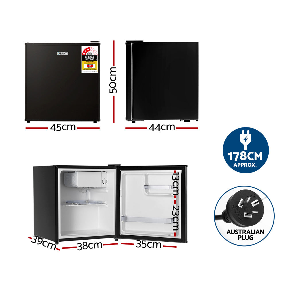 Bar Fridge 48L - Black