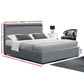 Mars Bed & Mattress Package - Grey Double
