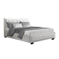 Amethyst Bed & Mattress Package - White Double