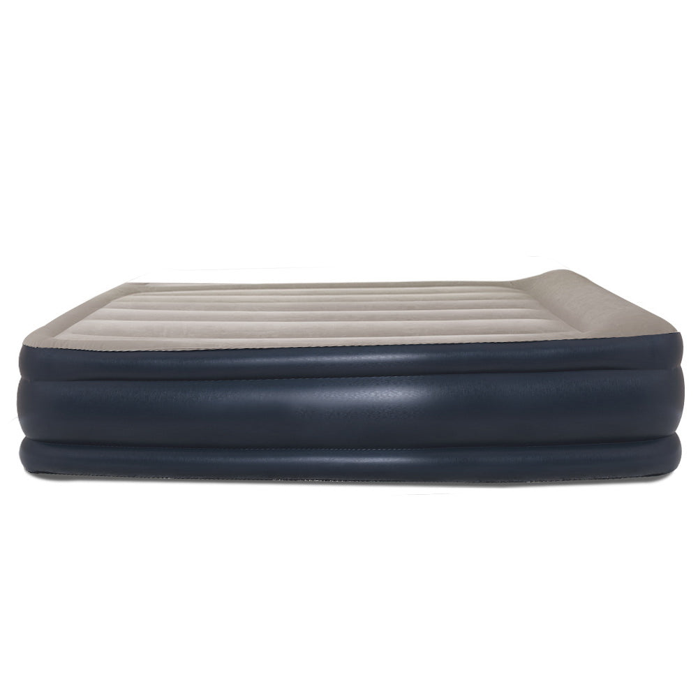 Factory Buys 46cm Air Mattress Inflatable Bed Airbed - Blue Single