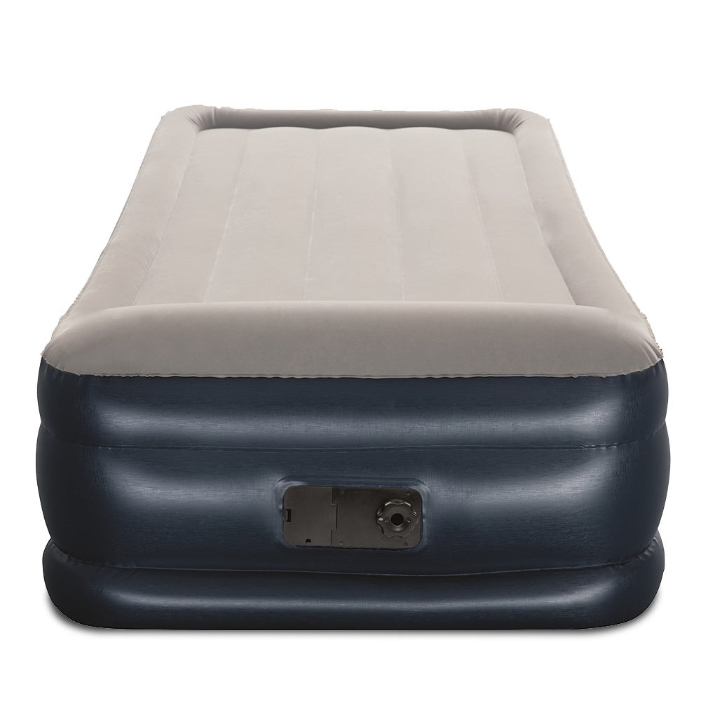 Factory Buys 46cm Air Mattress Inflatable Bed Airbed - Blue Single