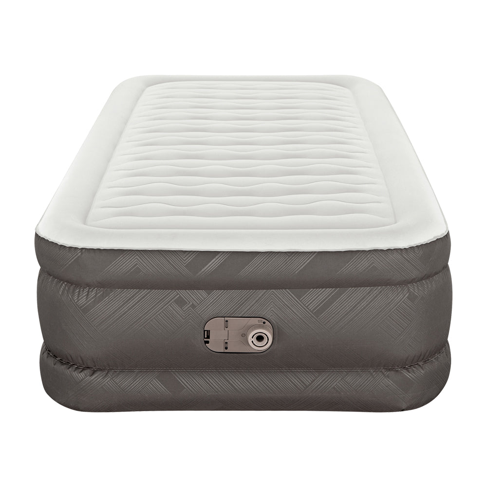 Factory Buys 46cm Air Mattress Inflatable Bed Airbed - Grey Single