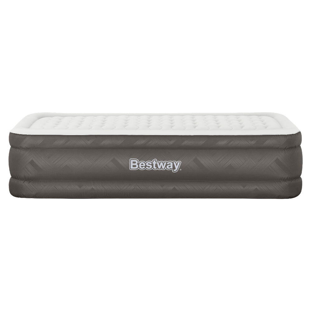 Factory Buys 46cm Air Mattress Inflatable Bed Airbed - Grey Single