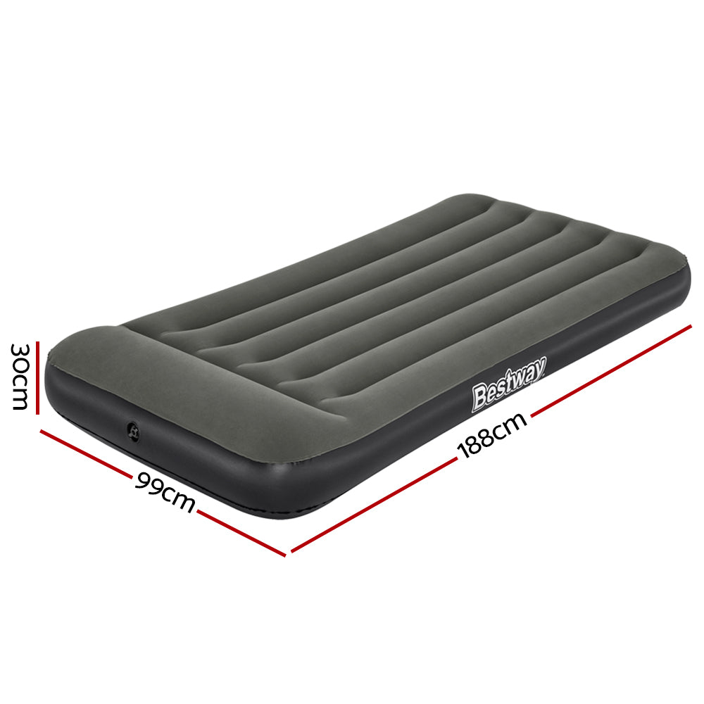 Factory Buys Air Mattress Inflatable Bed 30cm Airbed - Grey Single