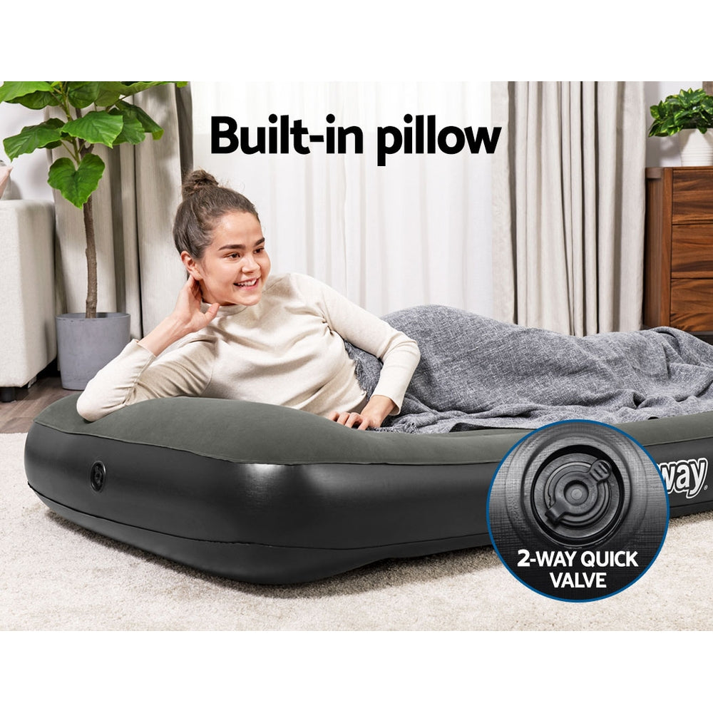 Factory Buys Air Mattress Inflatable Bed 30cm Airbed - Grey Single