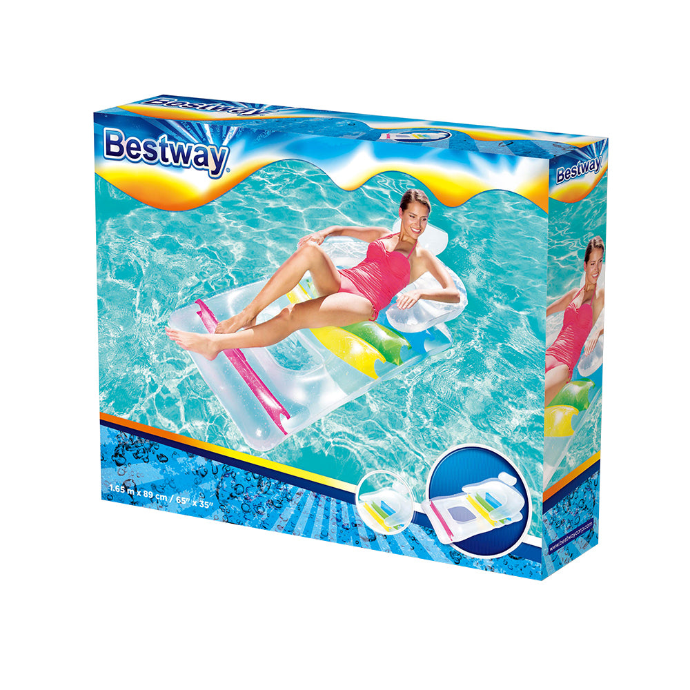 Factory Buys Pool Float Inflatable Lounge Seat Pillow Bed