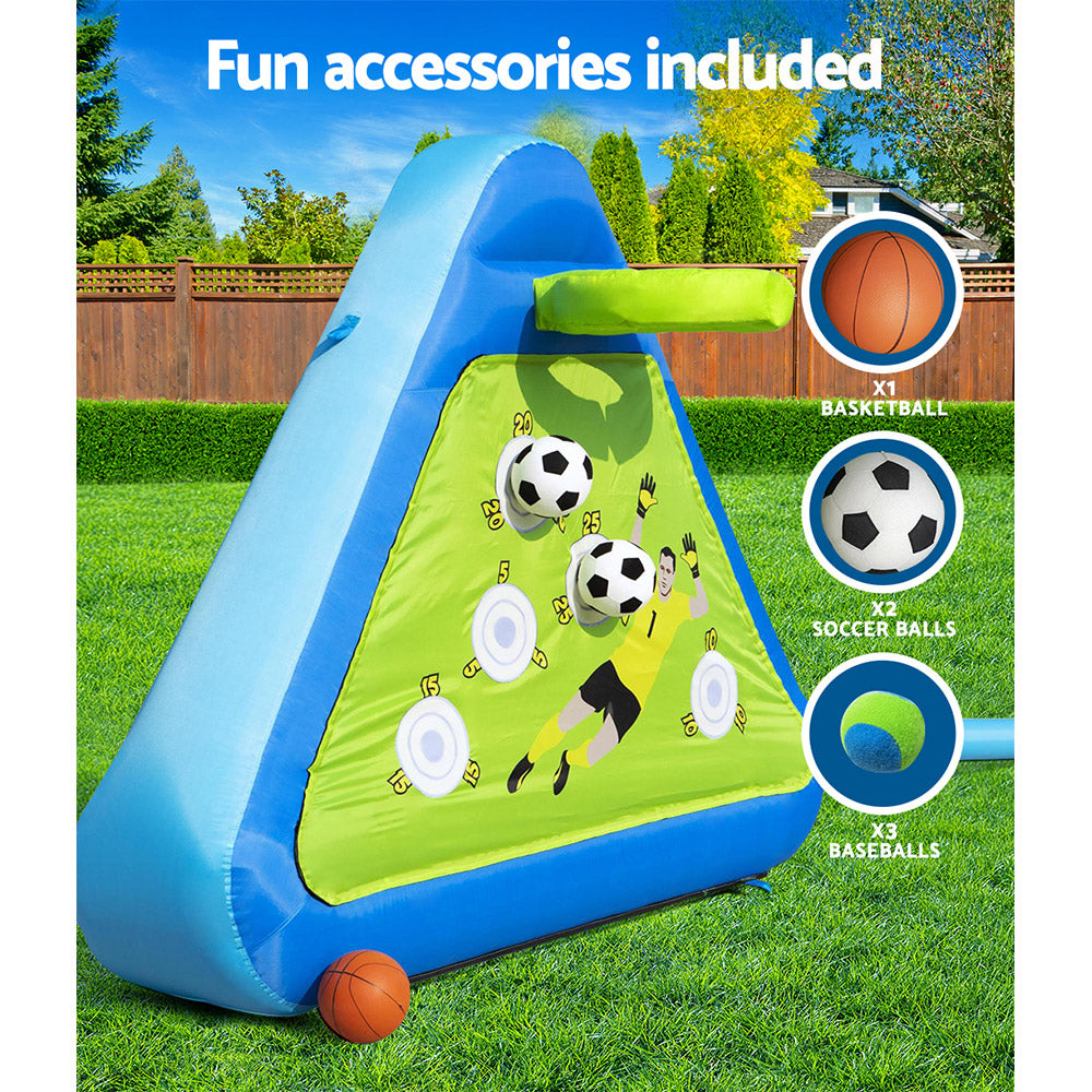 Factory Buys Kids Inflatable Soccer basketball Outdoor Inflated Play Board Sport
