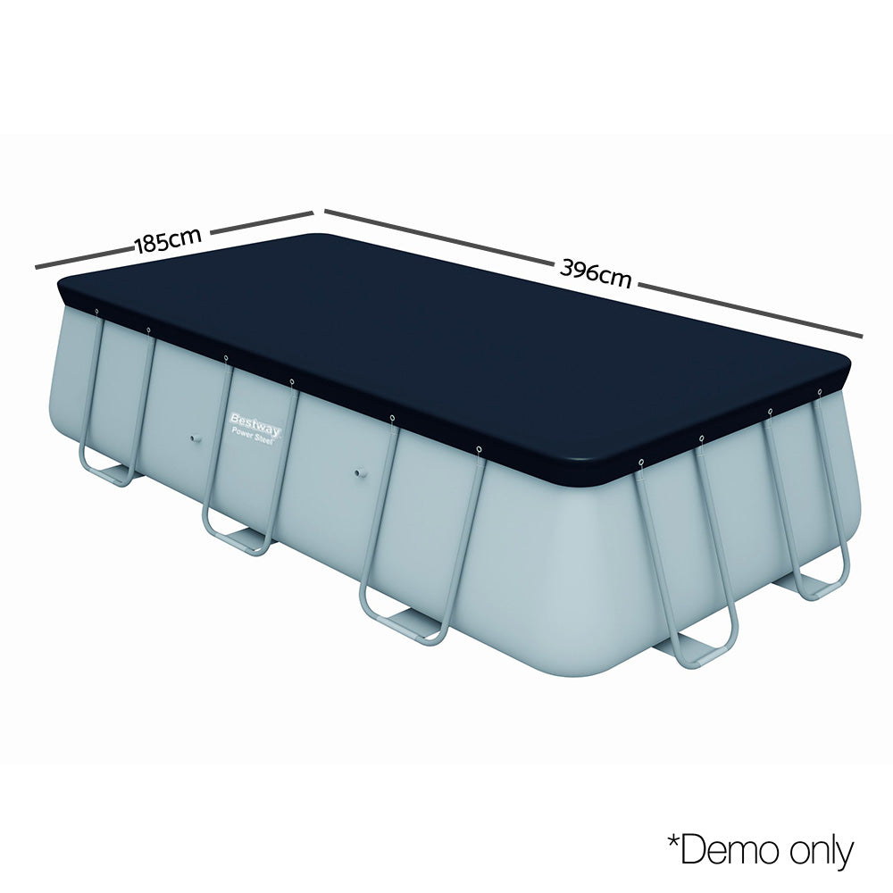 Factory Buys Pool Cover Fits 4.12x2.01m Above Ground Swimming Pool PVC Blanket