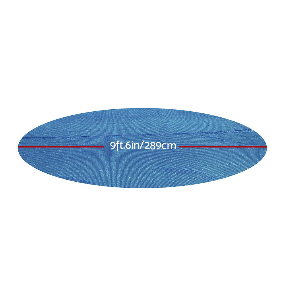 Factory Buys Pool Cover Fits 3.05m/10ft Round Swimming Pool PVC Blanket 2.89m