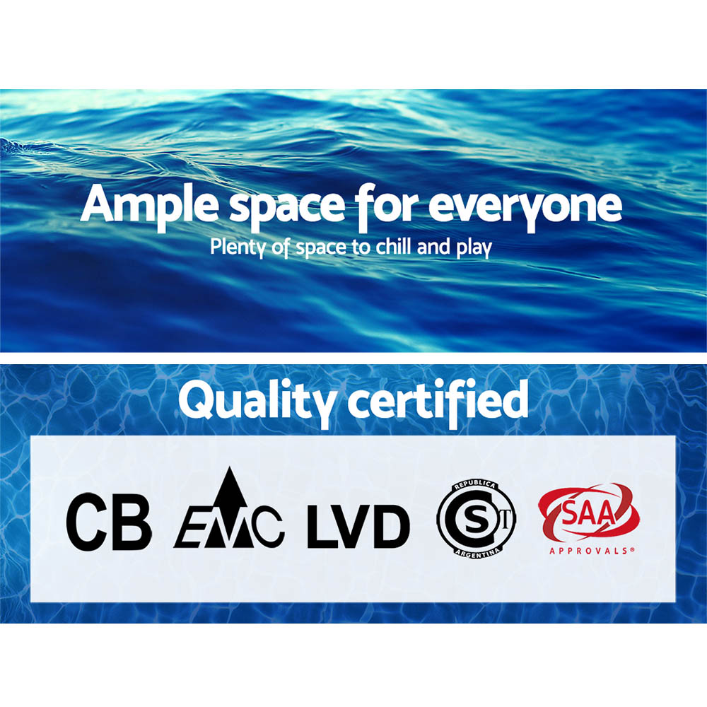 Bestway Swimming Pool 366x76cm Steel Frame Round Above Ground Pools 6473L with Filter Pump