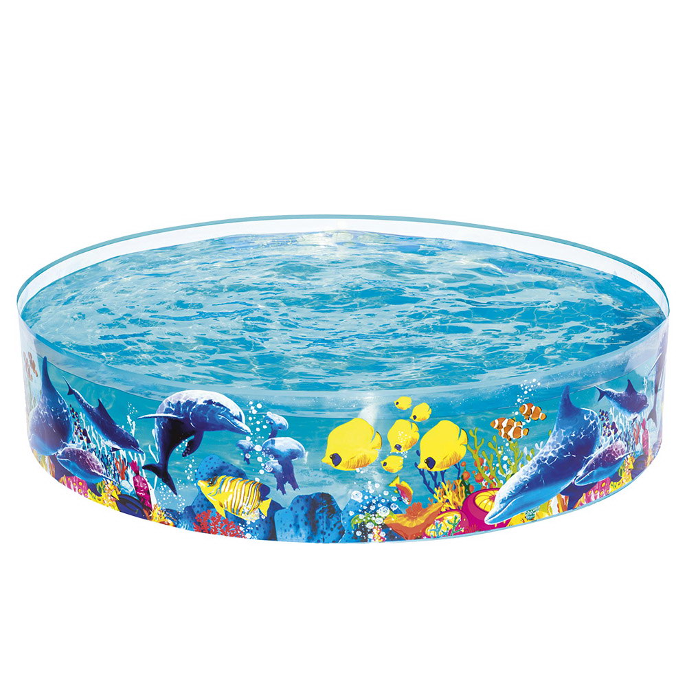 Factory Buys Kids Pool 183x38cm Round Above Ground Rigid Swimming Pools Undersea 946L