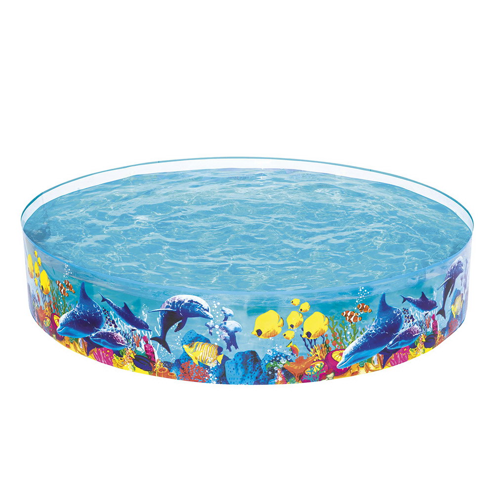 Factory Buys Kids Pool 244x46cm Round Above Ground Rigid Swimming Pools Undersea 2074L