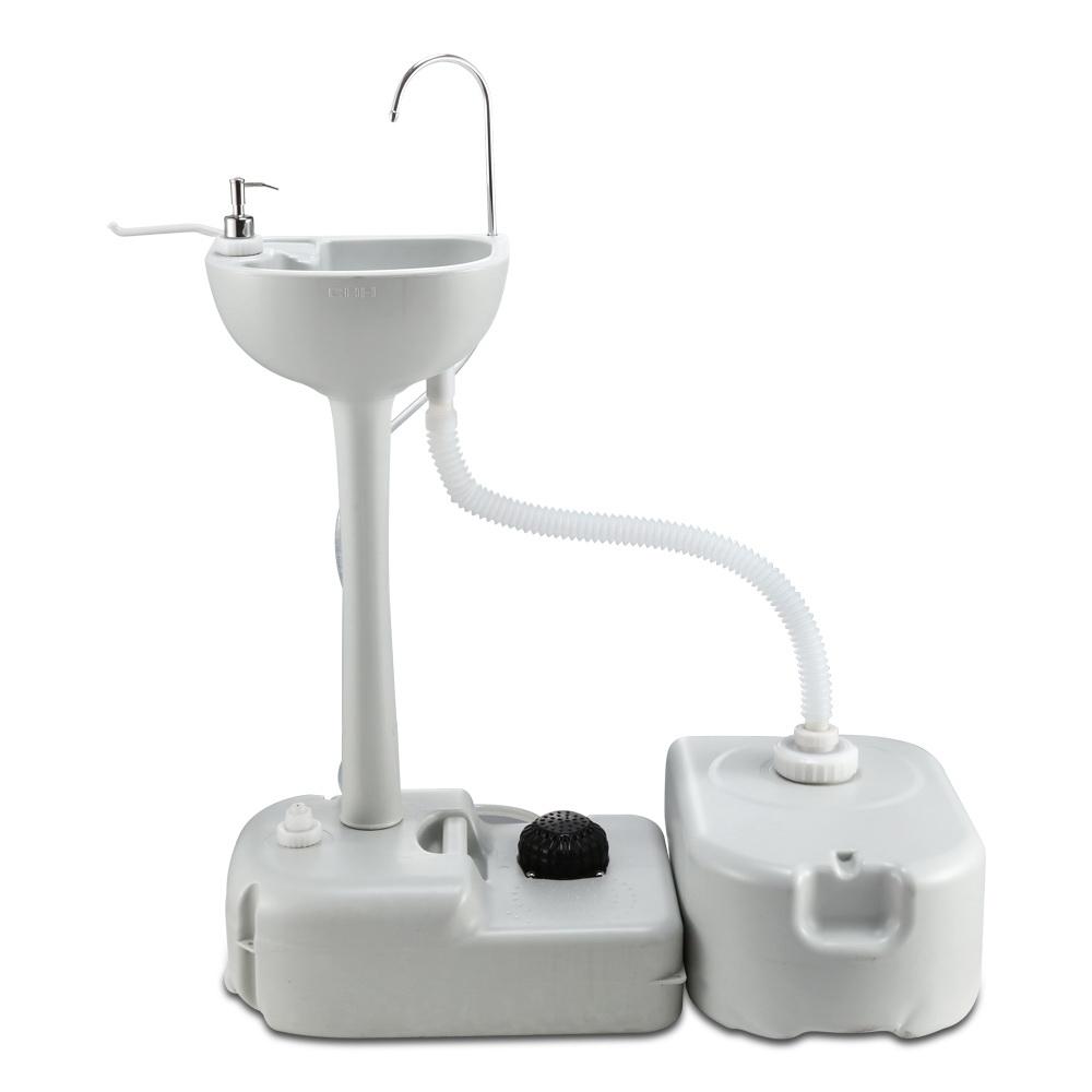 Camping Basin Portable Hand Wash Sink Stand 43L Capacity