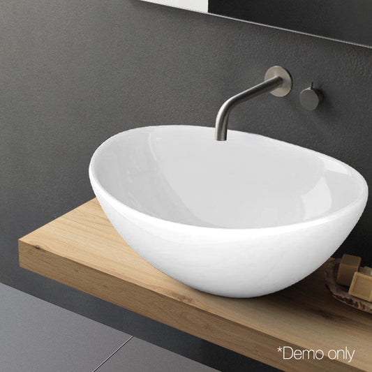 Ceramic Oval Sink Bowl - White