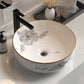 Bathroom Basin Ceramic Vanity Sink Hand Wash Bowl with Pattern 41x41cm