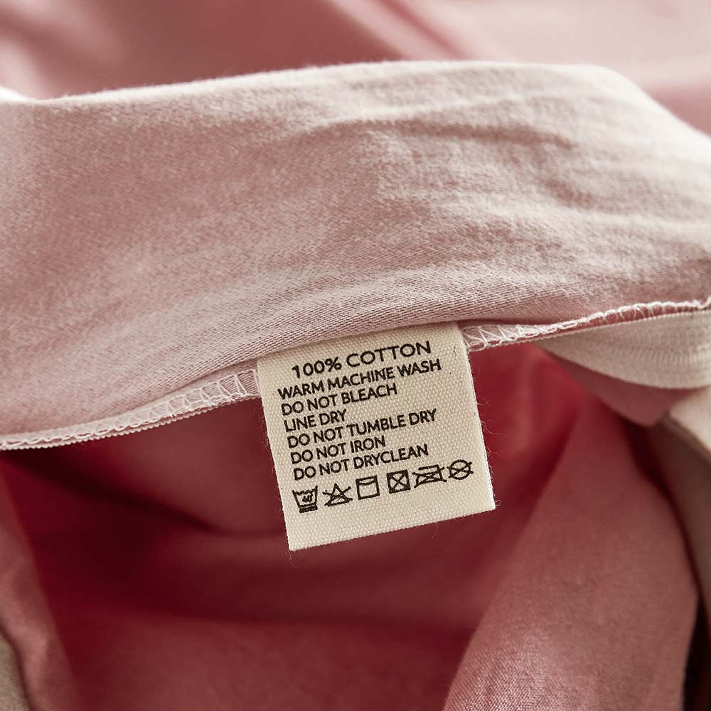 Double Cosy Club Cotton Bed Sheets Set Pink Brown Cover