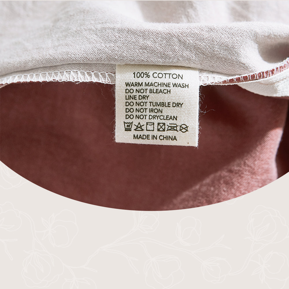 Double Cosy Club Cotton Bed Sheets Set Red Beige Cover