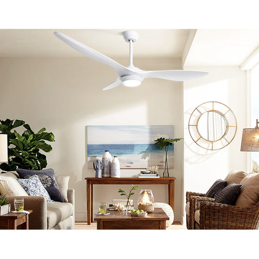 52'' Ceiling Fan With Light Remote DC Motor 3 Blades 1300mm
