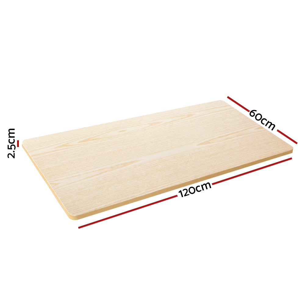 Artiss Standing Desk Top White Oak 120cm