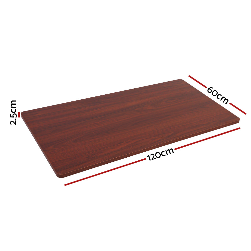 Artiss Standing Desk Top Walnut 120cm
