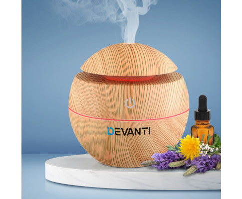 Aroma Diffuser Aromatherapy Light Wood 130ml