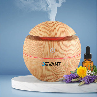 Aroma Diffuser Aromatherapy Light Wood 130ml