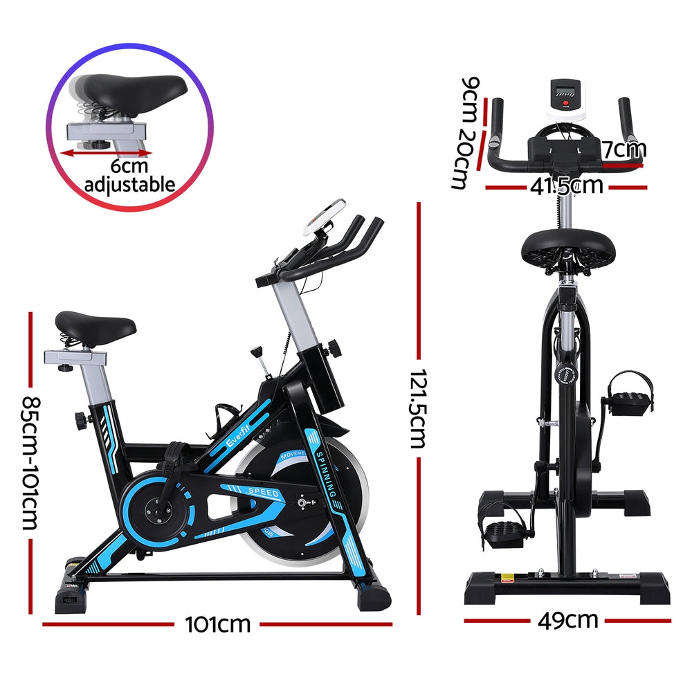 Spin Bike Magnetic Exercise Bike 13KG Flywheel Fitness 150kg capacity