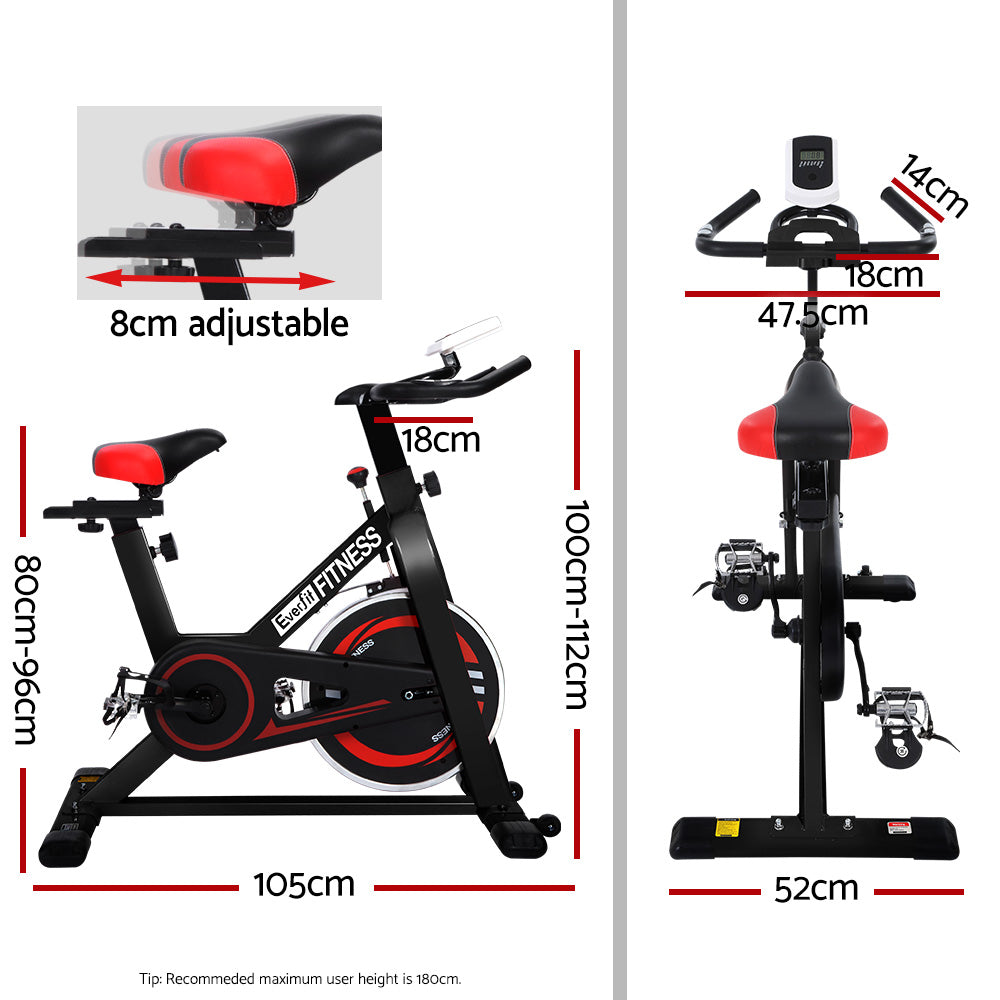 Spin Bike Exercise Bike Flywheel Cycling Home Gym Fitness Indoor Cardio