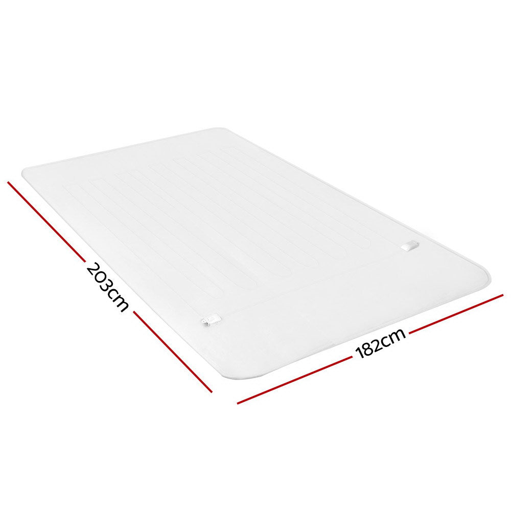 Wilmer Electric Soft Blanket King Size Polyester - White