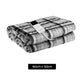 Watson Electric Throw Soft Blanket Rug Flannel Snuggle Washable Heated - Grey & White