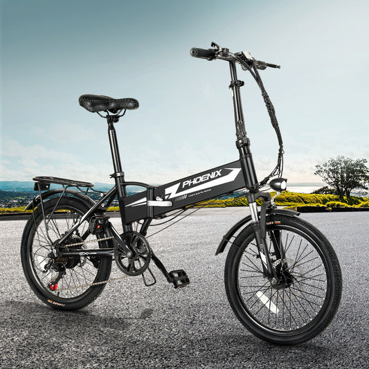 Folding 20" Electric Bike Urban Bicycle eBike Removable Battery