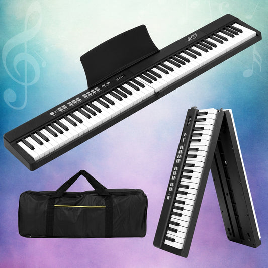 88 Keys Foldable Electronic Piano Keyboard Digital Electric with Carry Bag