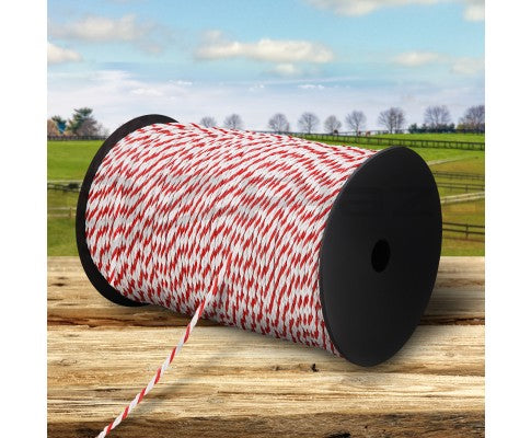 400m Electric Fence Rope Wire Poly Polywire Stainless Steel Polyrope  Farming