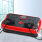 Vibration Machine Platform Vibrator with Resistance Rope Home Gym Red