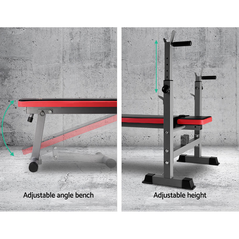 Weight Bench Squat Rack Bench Press Home Gym Equipment 200kg