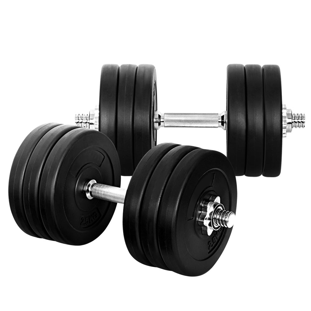 35kg Dumbbells Dumbbell Set Weight Plates Home Gym Fitness