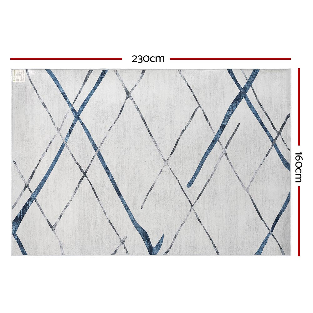 Azura 200x230 Floor Rug Area cm Mordern Short Pile Washable