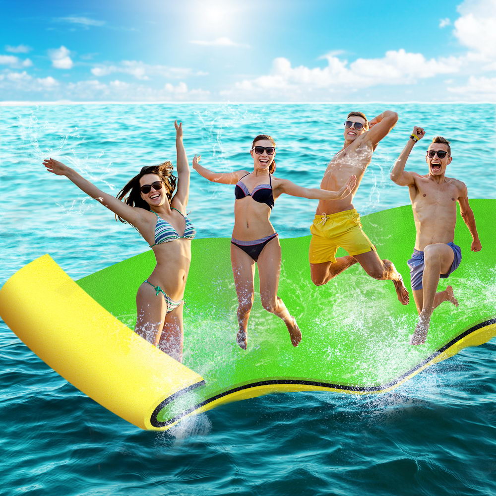 Floating Mat Water Slide Park Stand Up Paddle Pool Sea 365cm
