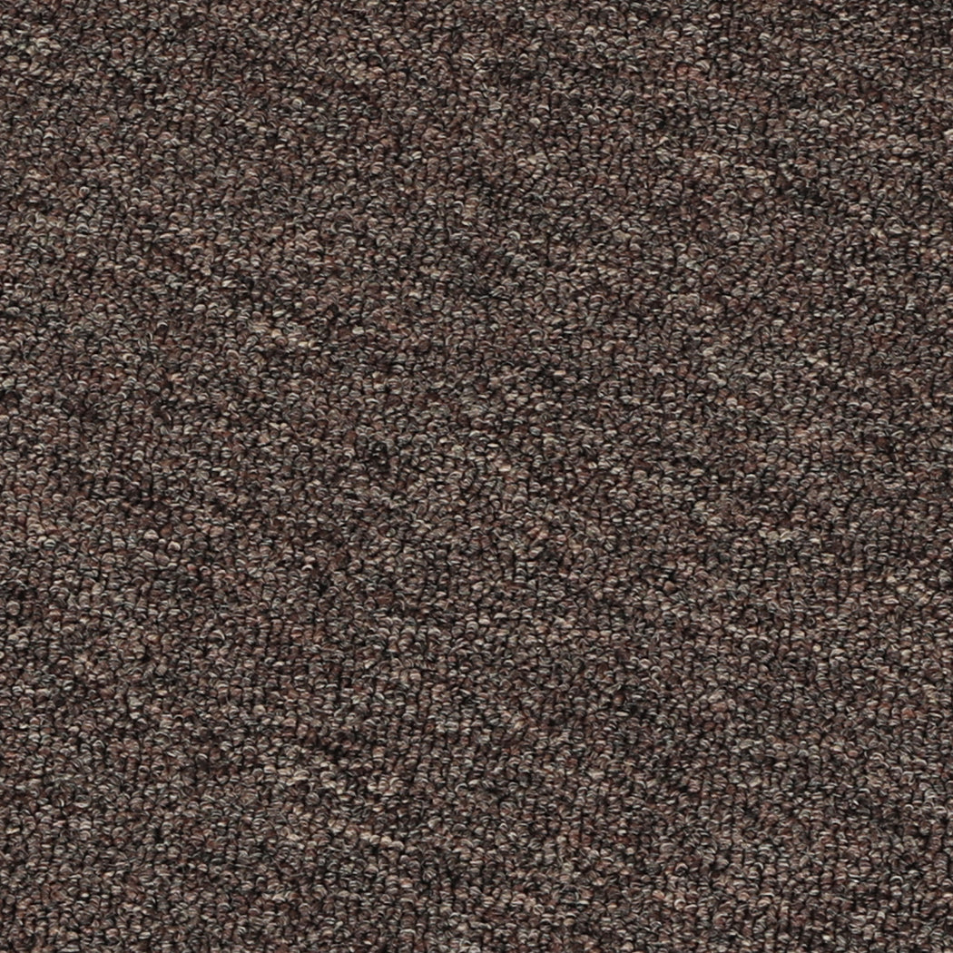 Roxine Set of 20 50x50 Carpet Tiles Box Heavy Commercial Retail Office Premium Flooring - Chocolate