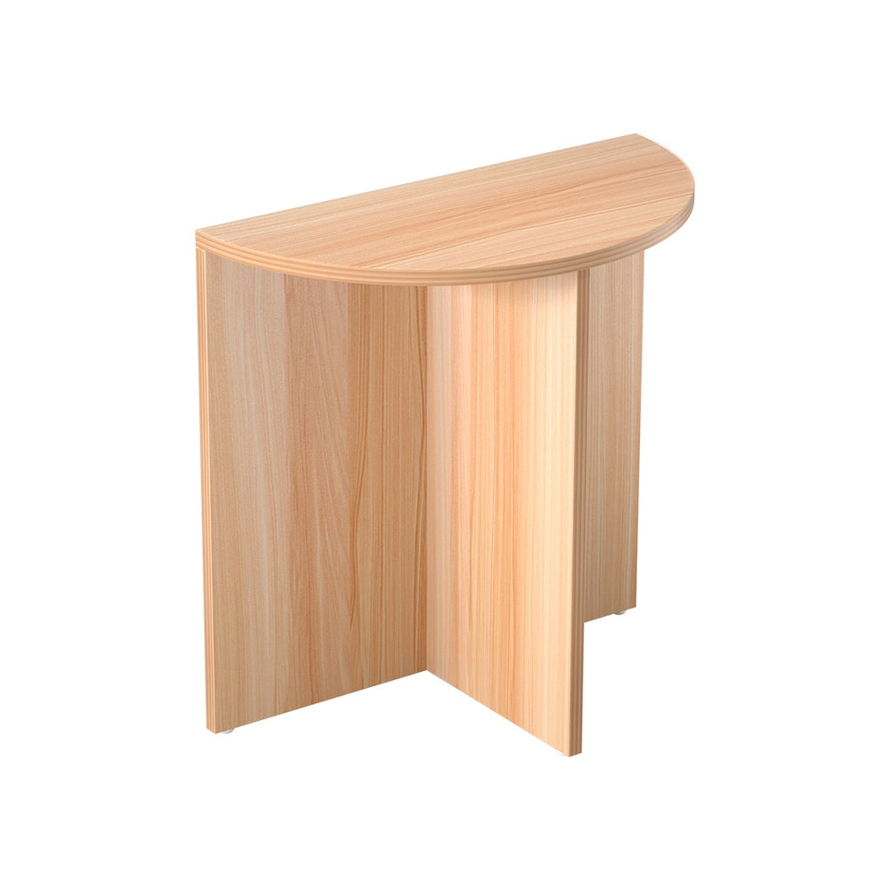 Ismenias 48cm Semi-circle Side End Table- Pine
