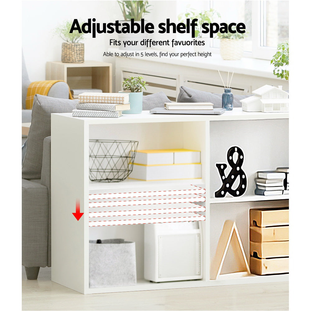 Artiss Bookshelf Set of 3 - Vena White