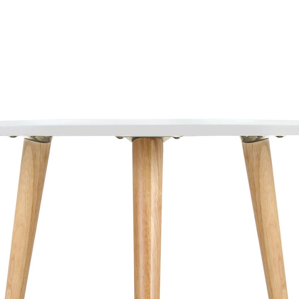 Coffee Table Round Side End Tables Bedside Furniture Wooden Scandinavian