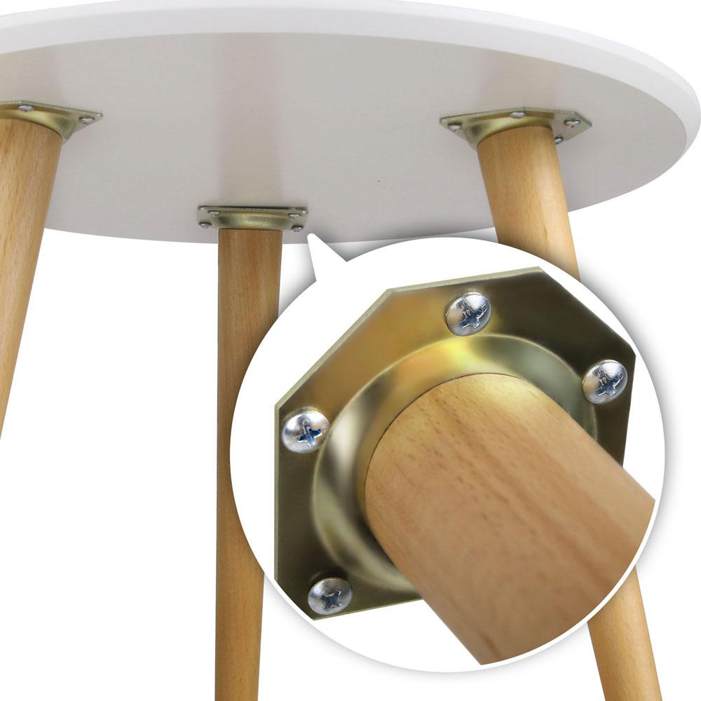 Coffee Table Round Side End Tables Bedside Furniture Wooden Scandinavian