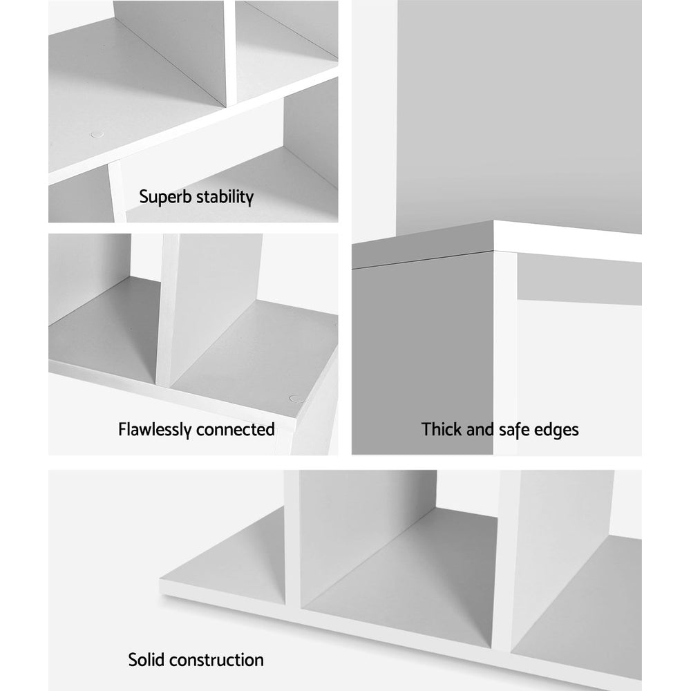 Artiss Bookshelf 5 Tiers - Rita White