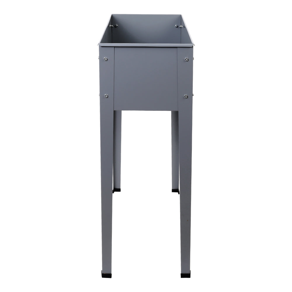 Garden Bed Elevated 100x80x30cm Planter Box Container Galvanised