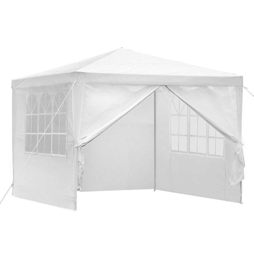 Gazebo 3x3 Outdoor Marquee Gazebos Wedding Party Camping Tent 4 Wall Panels