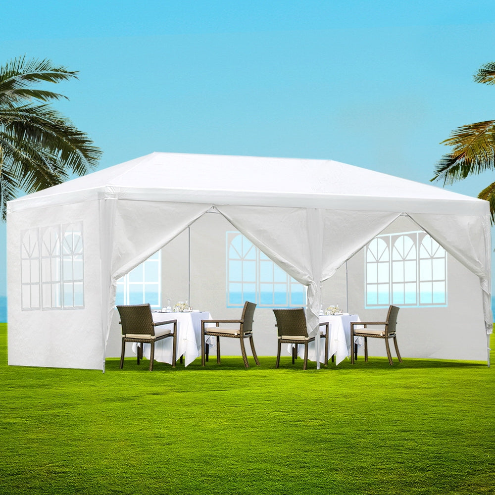 3x6 party tent Instahut 3×6 m Marquee Tent – 4‑Wall Panels