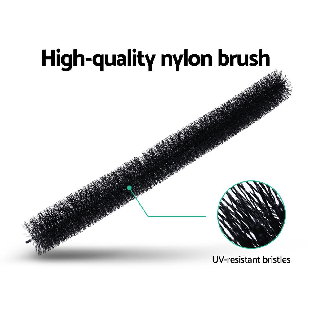 18 Pcs Gutter Brush Guard 100mmx16.5m Length Leaf Twigs Filter Home Garden