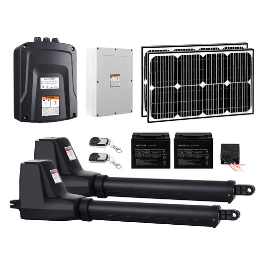 Dual Swing Gate Opener 800KG 40W Solar Panel