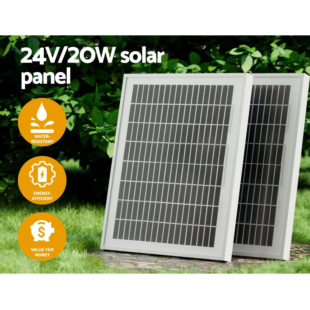 Single Swing Gate Opener 20W Full Solar Power Automatic 300kg 5m